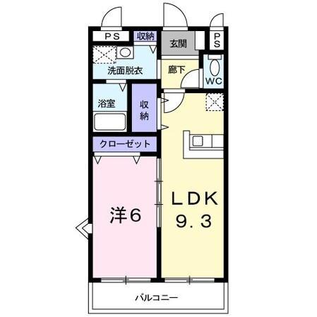 東海学園前駅 徒歩12分 1階の物件間取画像